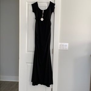 PinkBlush Maternity Black Maxi